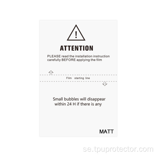 Matt Anti-Fingerprint Screen Protector